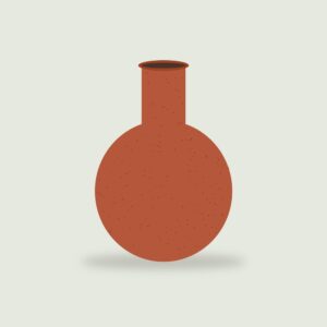 Illustration fictive : vase rocaille
